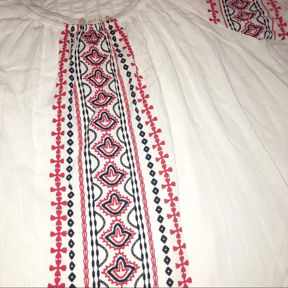 Altr’D state Large boho embroidered summer blouse - Picture 6 of 6